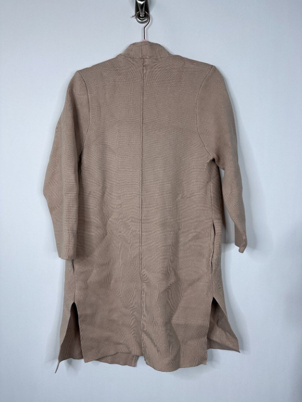 2/$30 Chicwish Open Front Longline Cardigan Beige Small #A2034 - Picture 4 of 8